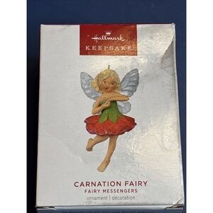 CARNATION FAIRY Ornament 19th in Fairy Messengers Series Keepsake 2023 Hallmark